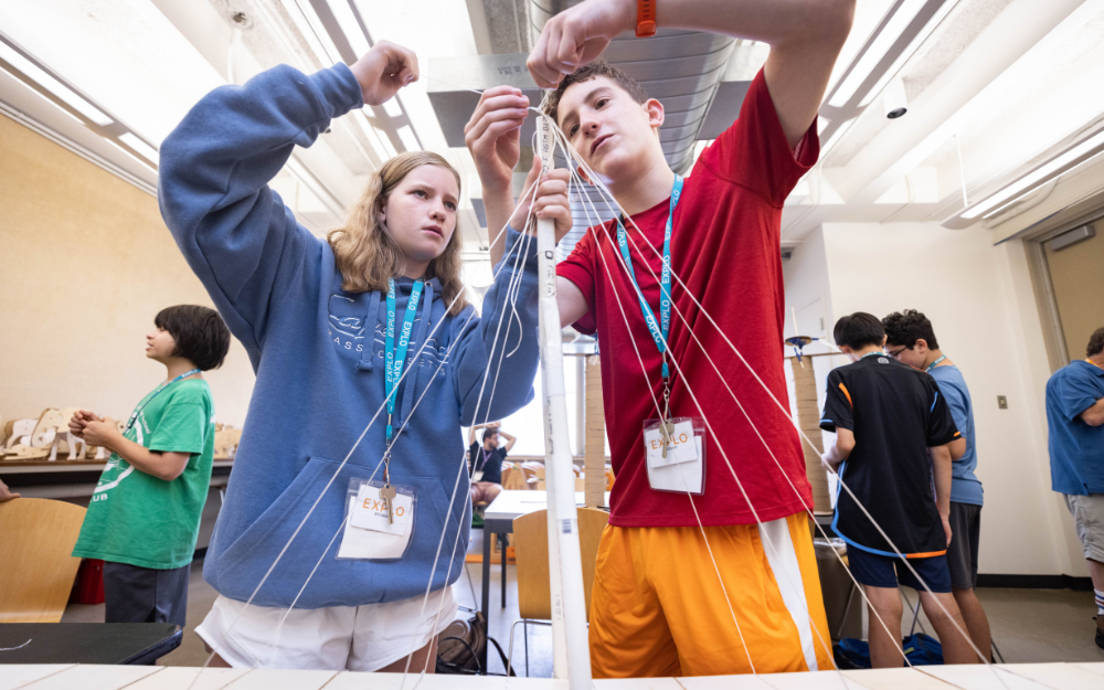 Engineering class for teens