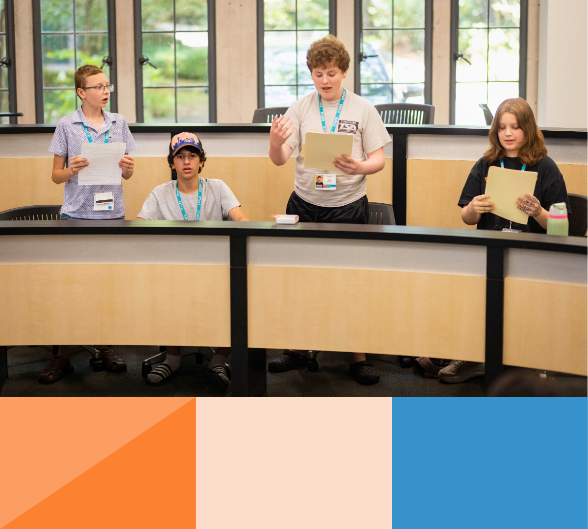 Middle Schoolers Debating