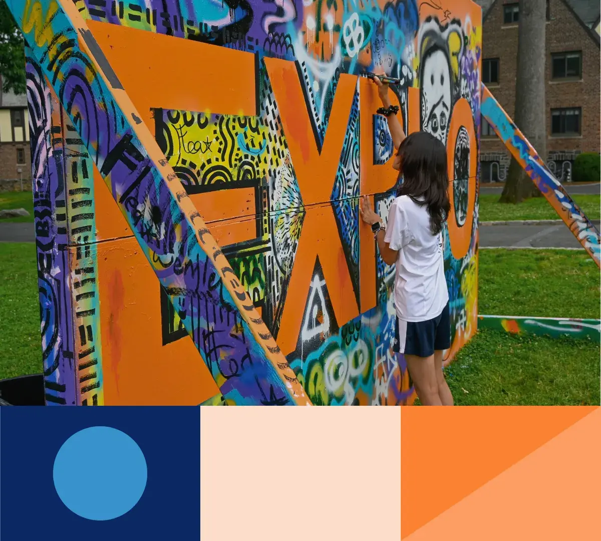 Creating a group mural