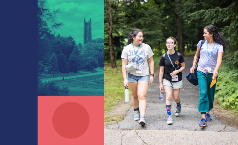 Middle school summer program on college campus